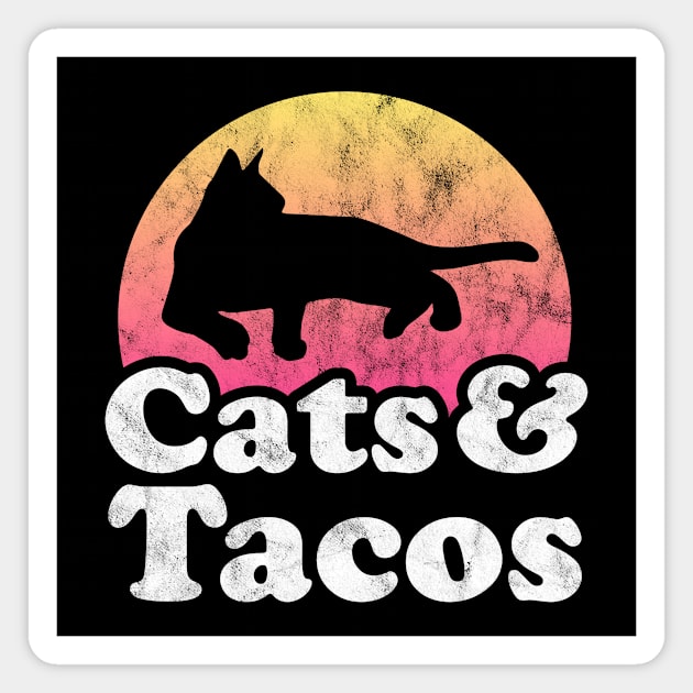 Cats and Tacos Gift Magnet by JKFDesigns